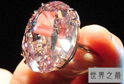 ​史上最大最贵粉色钻石，重达59.6克